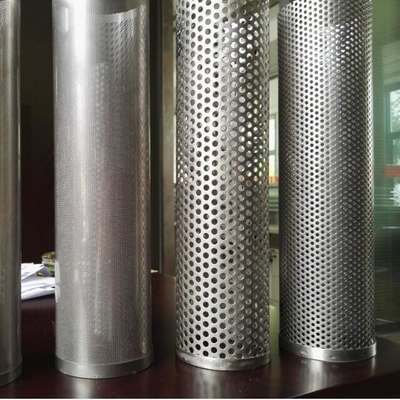ISO14001 Stainless Steel Mesh Screen Filter SUS304 Metal Filter Tube For Chemical Industry
