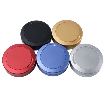 OEM Custom Waterproof CNC Machining Service Sandblasting Anodized Aluminum Alloy Snus Can Tin