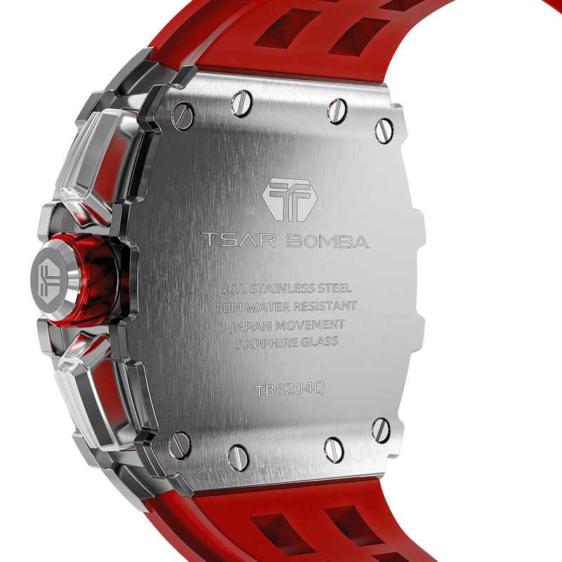 Men'S Richard Mille Watches Casual Business Quartz Dial Silicone Wrist Watch