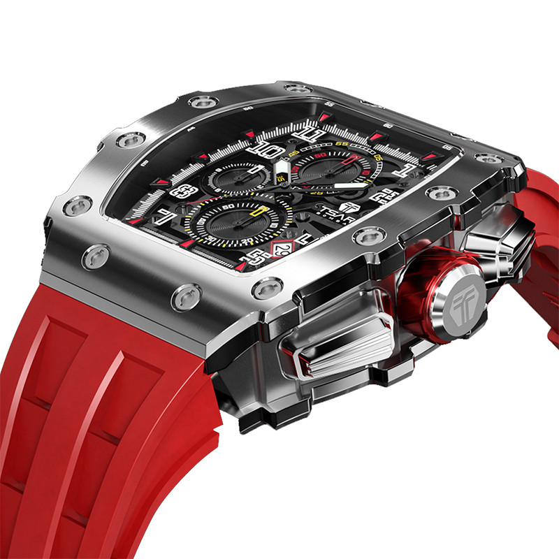 Men'S Richard Mille Watches Casual Business Quartz Dial Silicone Wrist Watch